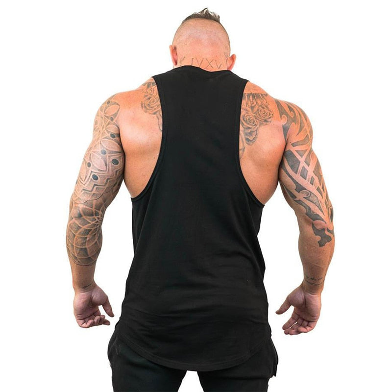 Men gym sweat t-shirt  no pain no gain hoodie sleeveless hoodie workout wear tank top vest