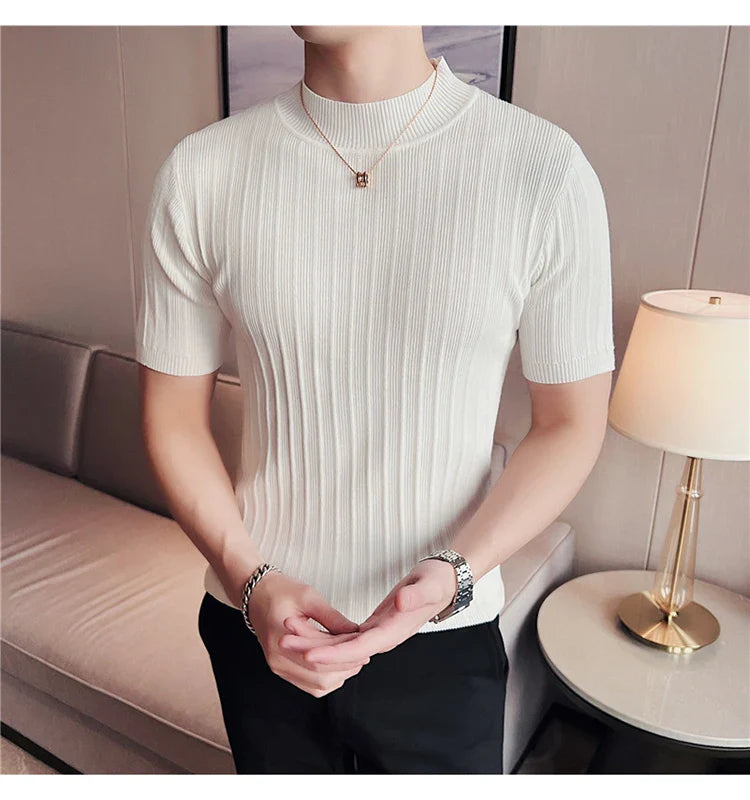 mockneck t shirt knit t shirt turtleneck t shirt ribbed knit t shirt mock neck shirt mock neck golf shirts knitted short sleeve shirt knit collared shirt knitted polo t shirt mock turtleneck turtle neck shirt mens knit polo knitted shirt mens mock neck t shirt black mock turtleneck