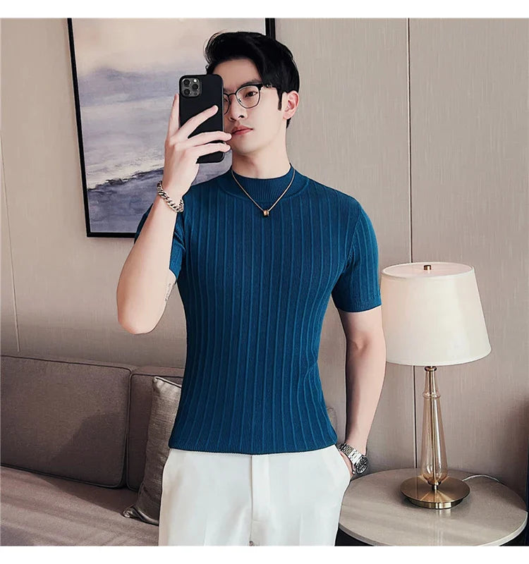 mockneck t shirt knit t shirt turtleneck t shirt ribbed knit t shirt mock neck shirt mock neck golf shirts knitted short sleeve shirt knit collared shirt knitted polo t shirt mock turtleneck turtle neck shirt mens knit polo knitted shirt mens mock neck t shirt black mock turtleneck