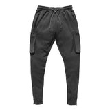 Skinny fit gym running pants joggers fitness tracksuit pants multi pockets