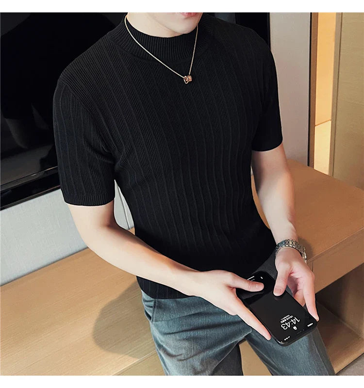 mockneck t shirt knit t shirt turtleneck t shirt ribbed knit t shirt mock neck shirt mock neck golf shirts knitted short sleeve shirt knit collared shirt knitted polo t shirt mock turtleneck turtle neck shirt mens knit polo knitted shirt mens mock neck t shirt black mock turtleneck