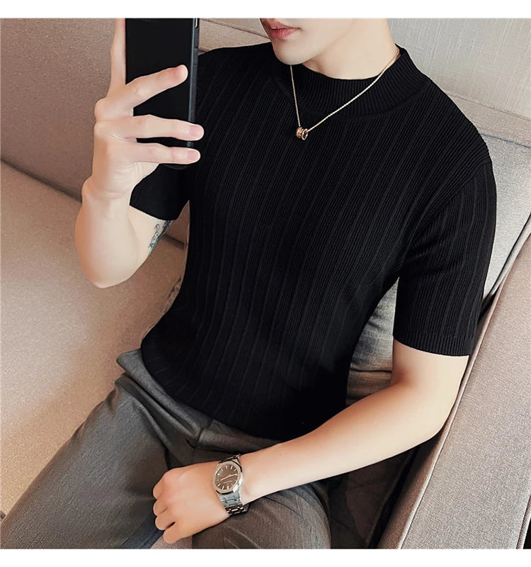 mockneck t shirt knit t shirt turtleneck t shirt ribbed knit t shirt mock neck shirt mock neck golf shirts knitted short sleeve shirt knit collared shirt knitted polo t shirt mock turtleneck turtle neck shirt mens knit polo knitted shirt mens mock neck t shirt black mock turtleneck