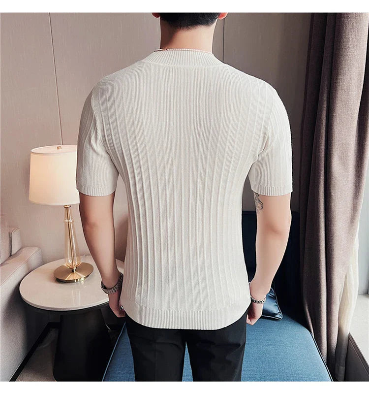 mockneck t shirt knit t shirt turtleneck t shirt ribbed knit t shirt mock neck shirt mock neck golf shirts knitted short sleeve shirt knit collared shirt knitted polo t shirt mock turtleneck turtle neck shirt mens knit polo knitted shirt mens mock neck t shirt black mock turtleneck