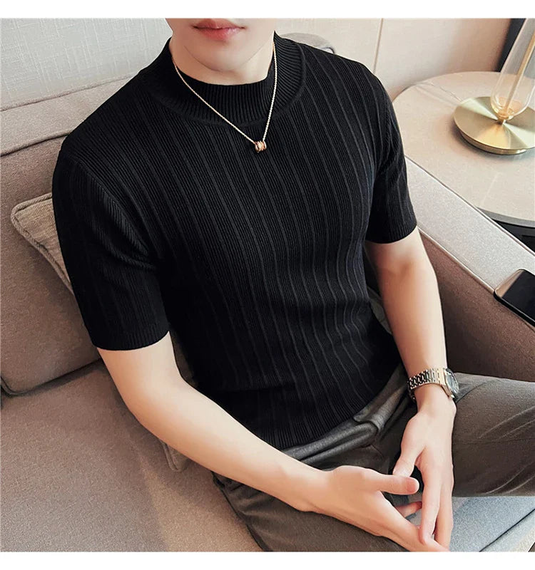 mockneck t shirt knit t shirt turtleneck t shirt ribbed knit t shirt mock neck shirt mock neck golf shirts knitted short sleeve shirt knit collared shirt knitted polo t shirt mock turtleneck turtle neck shirt mens knit polo knitted shirt mens mock neck t shirt black mock turtleneck