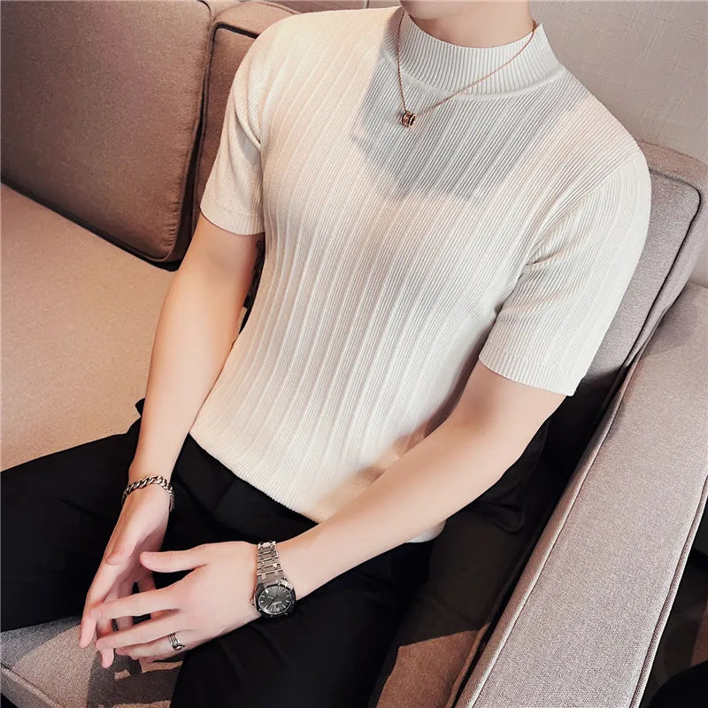 mockneck t shirt knit t shirt turtleneck t shirt ribbed knit t shirt mock neck shirt mock neck golf shirts knitted short sleeve shirt knit collared shirt knitted polo t shirt mock turtleneck turtle neck shirt mens knit polo knitted shirt mens mock neck t shirt black mock turtleneck