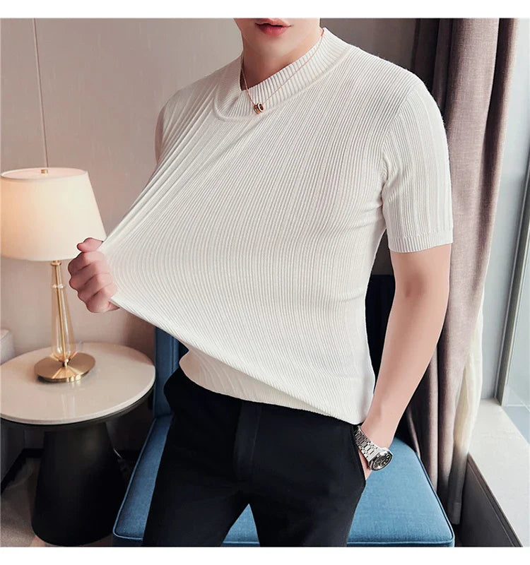 mockneck t shirt knit t shirt turtleneck t shirt ribbed knit t shirt mock neck shirt mock neck golf shirts knitted short sleeve shirt knit collared shirt knitted polo t shirt mock turtleneck turtle neck shirt mens knit polo knitted shirt mens mock neck t shirt black mock turtleneck