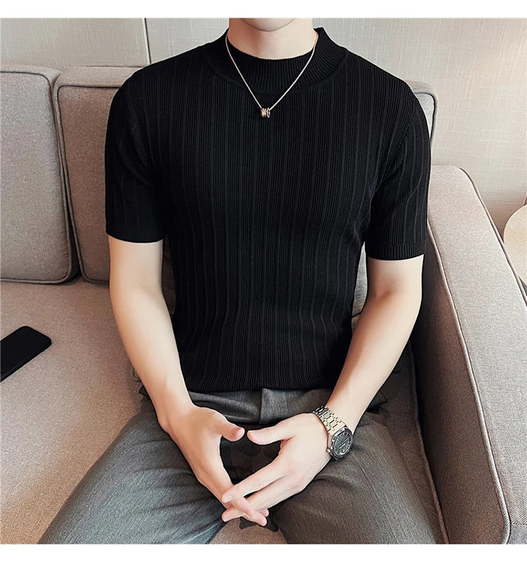 mockneck t shirt knit t shirt turtleneck t shirt ribbed knit t shirt mock neck shirt mock neck golf shirts knitted short sleeve shirt knit collared shirt knitted polo t shirt mock turtleneck turtle neck shirt mens knit polo knitted shirt mens mock neck t shirt black mock turtleneck